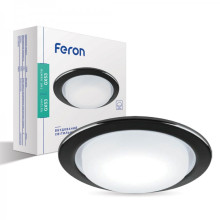 Вбудований неповоротний світильник Feron DL53 чорний хром · Feron · uk/vbudovanij-nepovorotnij-svitilnik-feron-dl53-chornij-hrom