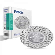 Вбудований неповоротний світильник Feron GS-M888 G5.3 білий · Feron · uk/vbudovanij-nepovorotnij-svitilnik-feron-gs-m888-g53-bilij