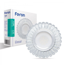 Вбудований світильник Feron 7301 з LED підсвічуванням
