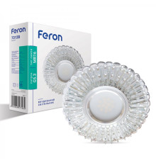 Вбудований світильник Feron 7312B з LED підсвічуванням
