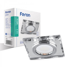 Вбудований світильник Feron 8150-2 срібло срібло · Feron · uk/vbudovanij-svitilnik-feron-8150-2-sriblo-sriblo