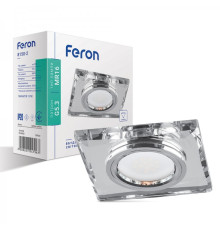 Вбудований світильник Feron 8150-2 срібло срібло