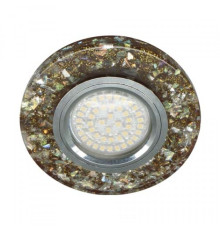 Вбудований світильник Feron 8585-2 з LED підсвічуванням MR16 коричневий 4000K SMD2835 15leds