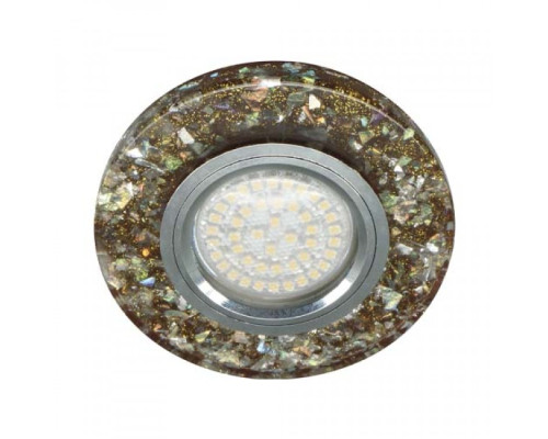 Вбудований світильник Feron 8585-2 з LED підсвічуванням MR16 коричневий 4000K SMD2835 15leds