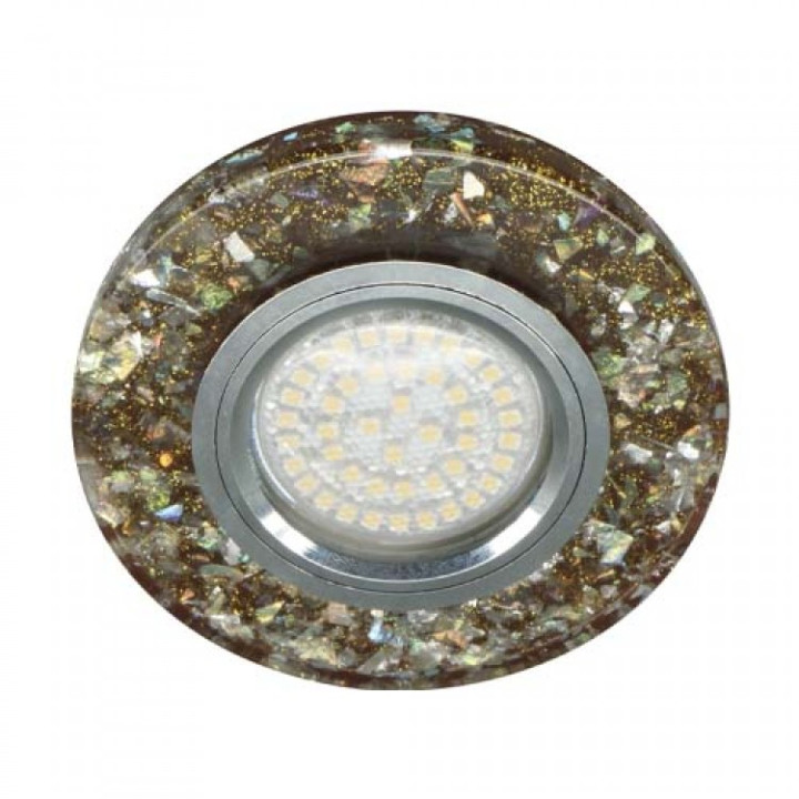 Вбудований світильник Feron 8585-2 з LED підсвічуванням MR16 коричневий 4000K SMD2835 15leds · Feron · uk/vbudovanij-svitilnik-feron-8585-2-z-led-pidsvichuvannyam-2858