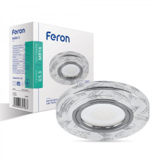 Вбудований світильник Feron 8686-2 з LED підсвічуванням