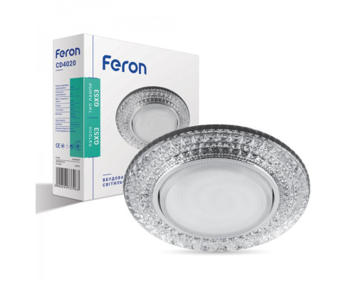 Вбудований світильник Feron CD4020 з LED підсвічуванням