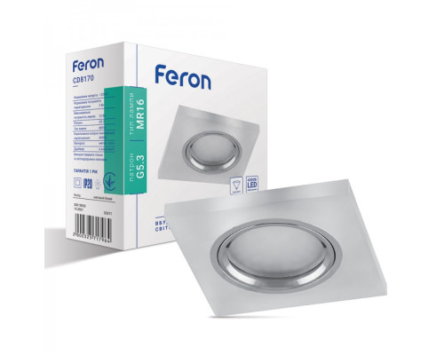 Вбудований світильник Feron CD8170 з LED підсвічуванням