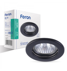 Вбудований світильник Feron DL10 чорний