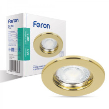Вбудований світильник Feron DL10 золото · Feron · uk/vbudovanij-svitilnik-feron-dl10-zoloto