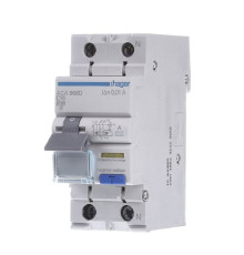 Диференціальний вимикач Hager 2P 16А 10mA C хар A тип 6kA