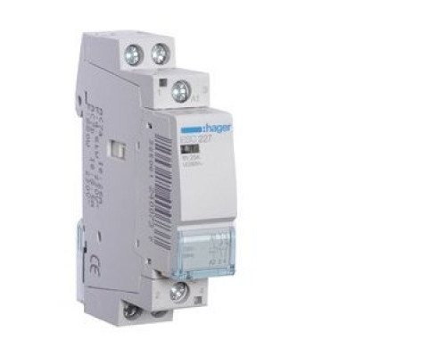 Контактор Hager 25A 1НВ 1НЗ 230/240В, 50Гц