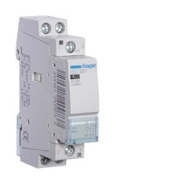 Контактор Hager 25A 1НВ 1НЗ 230/240В, 50Гц · Hager · uk/kontaktor-hager-25a-1no-1nz-230240v-50gc-esc227