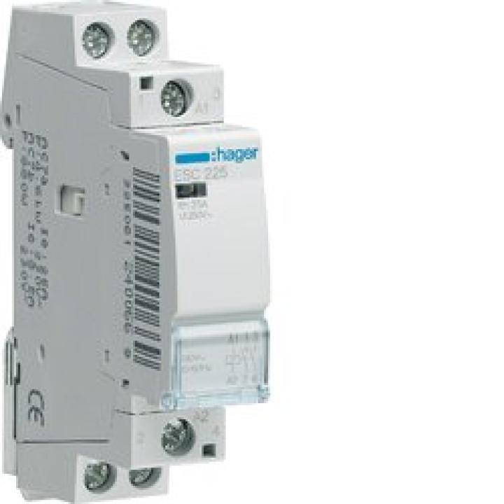 Контактор Hager 25A 2НО 230/240В, 50Гц · Hager · uk/kontaktor-hager-25a-2no-230240v-50gc-esc225