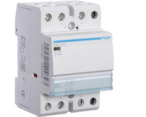 Контактор Hager 40A 3НО 230/240В, 50Гц