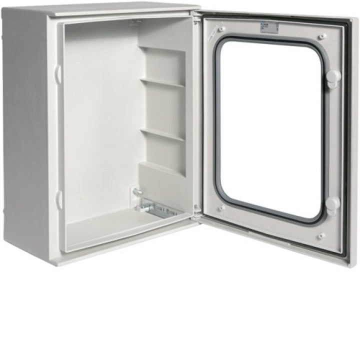 Щит Hager Orion Plus з прозорими дверцятами (поліефір) 500X400X200 (FL263B) · Hager · uk/shit-hager-orion-plus-s-prozrachnoj-dvercej-poliefir-500x400