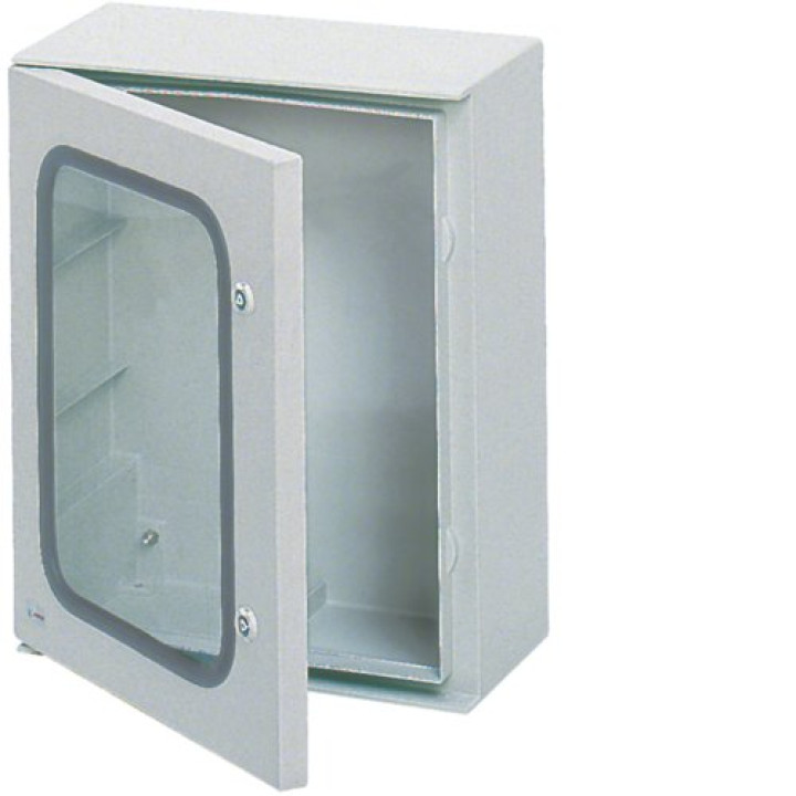 Щит Hager Orion Plus з прозорими дверцятами (поліефір) 650X500X250 (FL271B) · Hager · uk/shit-hager-orion-plus-s-prozrachnoj-dvercej-poliefir-650x500