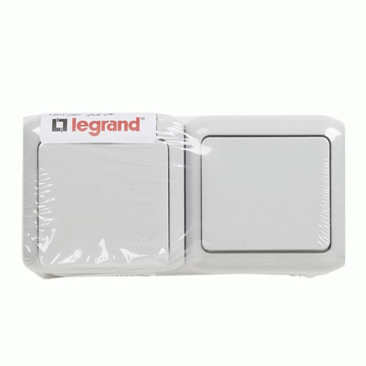Блок Legrand Forix вимикач 1 кл. + Розетка з з/к і шторками IP44 сіра · Legrand · uk/blok-legrand-forix-vyklyuchatel-1-kl-rozetka-s-zk-i-shtorkam-