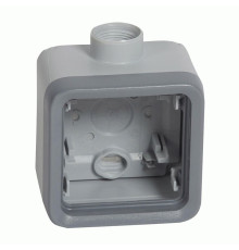 Коробка Legrand Plexo 1 п., ІР55, ІК07, 1xPG16, серый