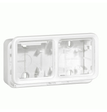 Коробка Legrand Plexo 2 п., ІР55, ІК07, горизонтальная, антибактериальная, белый
