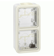 Коробка Legrand Plexo 2 п., ІР55, ІК07, с сальниками, вертикальная, белый