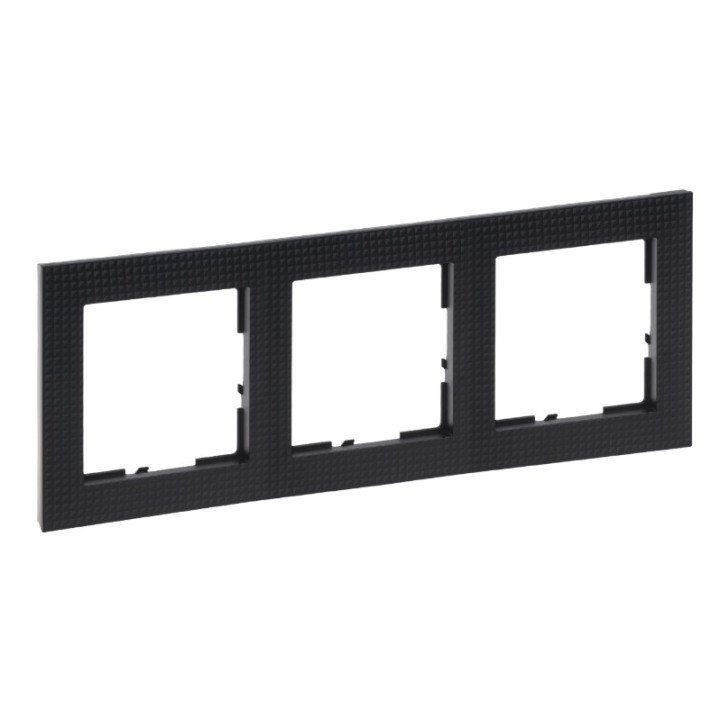 Рамка 3-поста Legrand SUNO чорний візерунок · Legrand · uk/ramka-3-postova-legrand-suno-chornij-pattern-721573