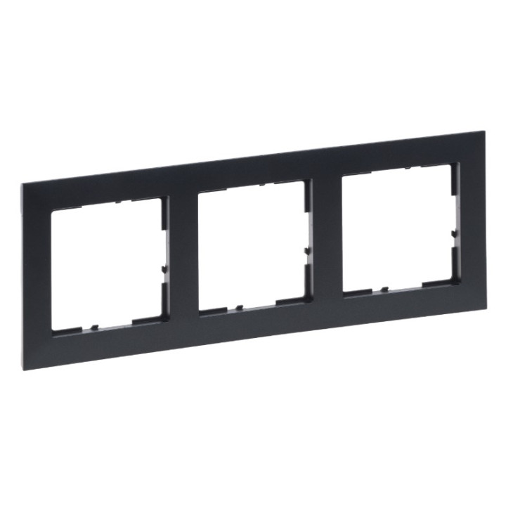 Рамка 3-поста Legrand SUNO графіт · Legrand · uk/ramka-3-postova-legrand-suno-grafit-721553