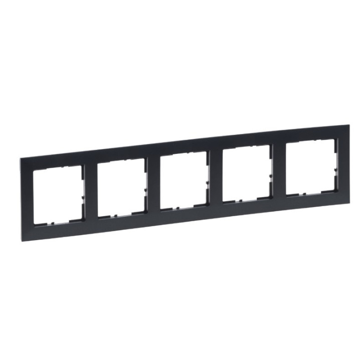 Рамка 5-постова Legrand SUNO графіт · Legrand · uk/ramka-5-postova-legrand-suno-grafit-721555