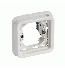 Рамка Legrand Plexo 1 п., ІР55, ІК07, суппорт, антибактериальная, белый