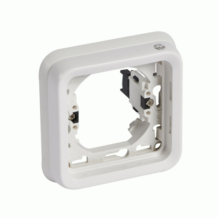 Рамка Legrand Plexo 1 п., ІР55, ІК07, суппорт, антибактериальная, білий · Legrand · uk/ramka-legrand-plexo-1-p-ir55-ik07-support-antibakterialnaya-1
