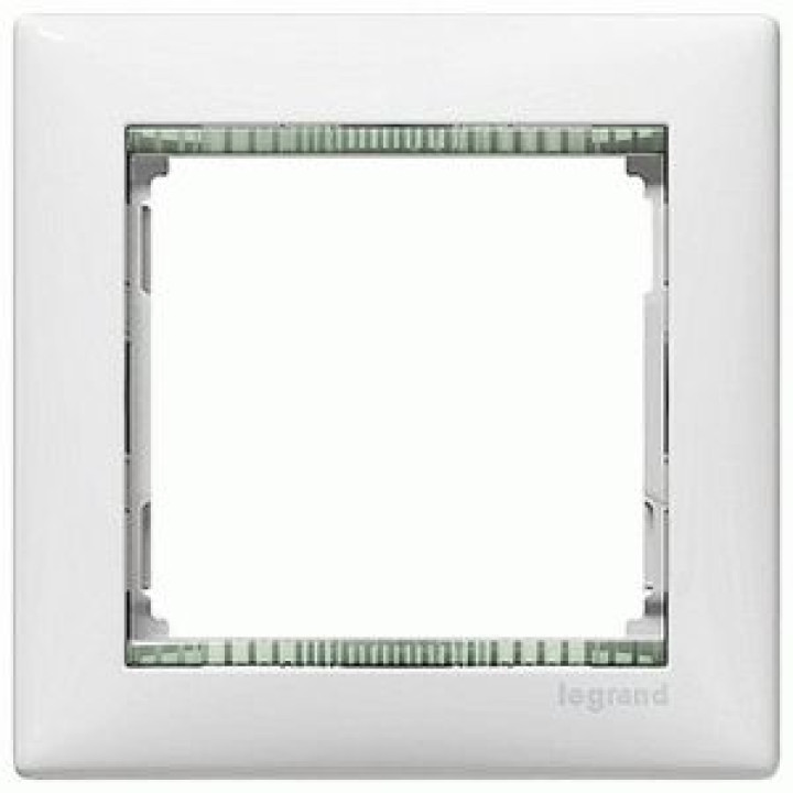 Рамка Legrand Valena 1-постова білий/кришталь · Legrand · uk/ramka-legrand-valena-1-postovaya-belyjhrustal-774461
