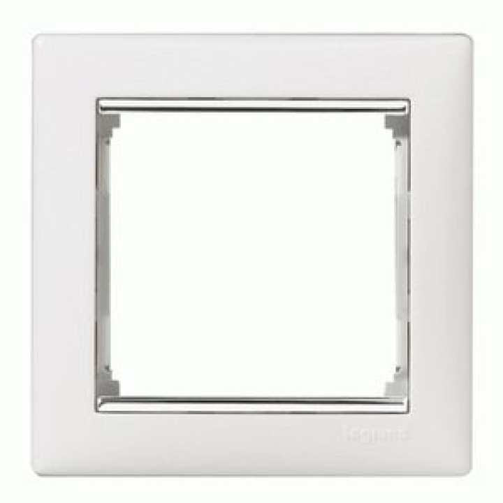 Рамка Legrand Valena 1-постова білий/срібло · Legrand · uk/ramka-legrand-valena-1-postovaya-belyjserebro-770491