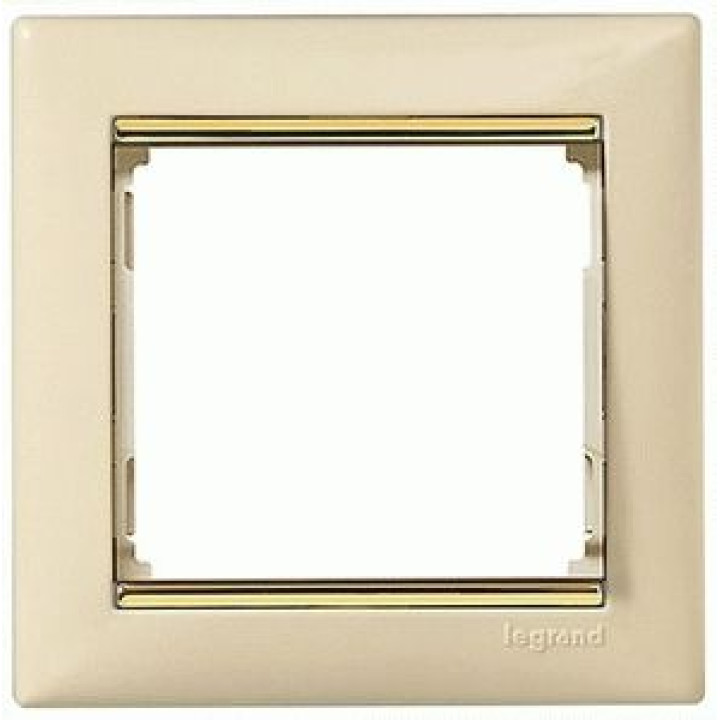 Рамка Legrand Valena 1-постова слонова кістка/золото · Legrand · uk/ramka-legrand-valena-1-postovaya-slonovaya-kostzoloto-774151
