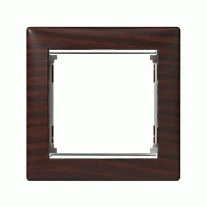Рамка Legrand Valena 1-постова темне дерево/срібло · Legrand · uk/ramka-legrand-valena-1-postovaya-temnoe-derevoserebro-770371