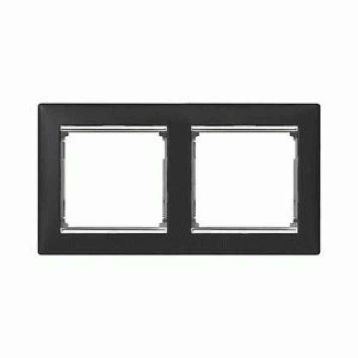 Рамка Legrand Valena 2-постова горизонтальна ноктюрн/срібло · Legrand · uk/ramka-legrand-valena-2-postovaya-gorizontalnaya-noktyurnsere