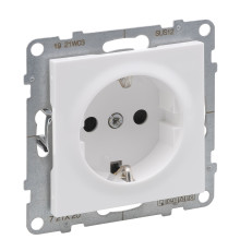 Розетка 2К+З 16А/250В зі шторками Legrand SUNO біла