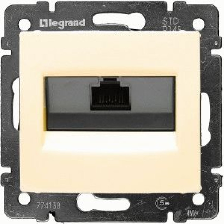Розетка інформаційна Legrand Valena 1хRJ45 кат. 5е кат. 5е слонова кістка · Legrand · uk/rozetka-informacionnaya-legrand-valena-1hrj45-kat-5e-kat-5e-1