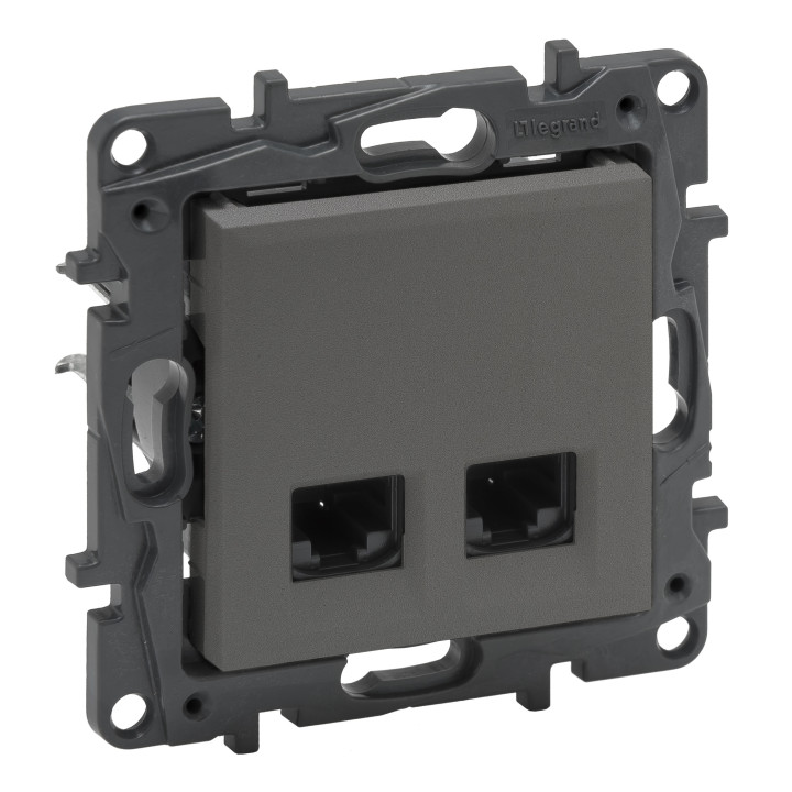 Розетка Legrand Niloe Step інтернет 2XRJ45 CAT6 FTP сталь · Legrand · uk/rozetka-legrand-niloe-step-internet-2xrj45-cat6-ftp-stal-863