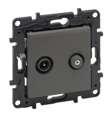 Розетка Legrand Niloe Step TV-SAT «зірка» сталь