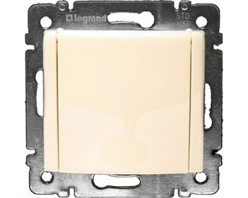 Розетка Legrand Valena DIY з заземленням з кришкою слонова кістка