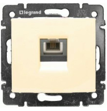 Розетка телефонна Legrand Valena 1хRJ11 кат. 3 слонова кістка