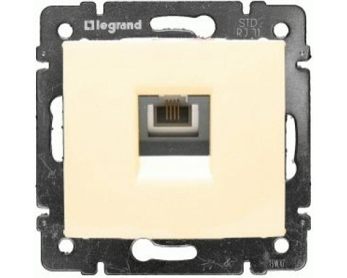 Розетка телефонна Legrand Valena 1хRJ11 кат. 3 слонова кістка
