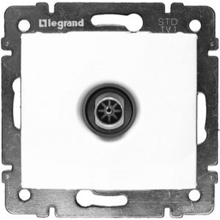 Розетка телевізійна Legrand Valena TV 14 дБ прохідна білий · Legrand · uk/rozetka-televizionnaya-legrand-valena-tv-14-db-prohodnaya-be