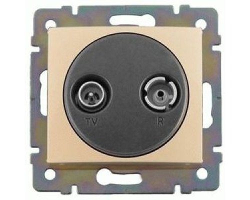 Розетка телевізійна Legrand Valena TV-R 15 дБ зірка слонова кістка