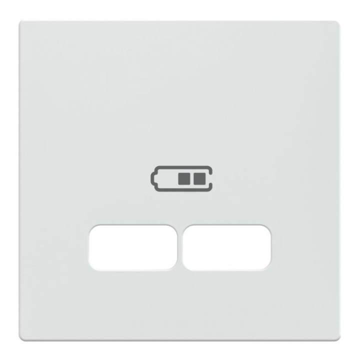 Merten System M для подвійної розетки USB 21А активно-білий · MERTEN · uk/centralnaya-merten-nakladka-dlya-usb-mehanizma-21a-aktivno-b-