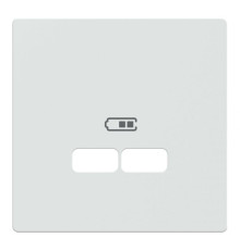 Лицьова панель Merten D-Life для розетки USB білий лотос