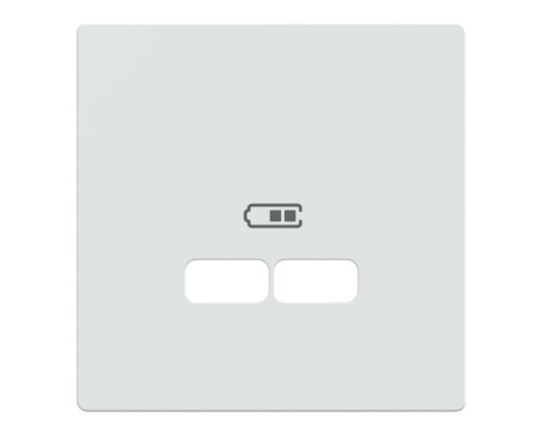 Лицьова панель Merten D-Life для розетки USB білий лотос