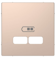 Лицьова панель Merten D-Life для розетки USB шампань