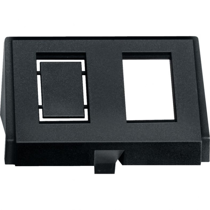 Вставка штекерів Merten System M modular jack чорний · MERTEN · uk/nakladka-merten-shtekera-jackchernyj-mtn464398