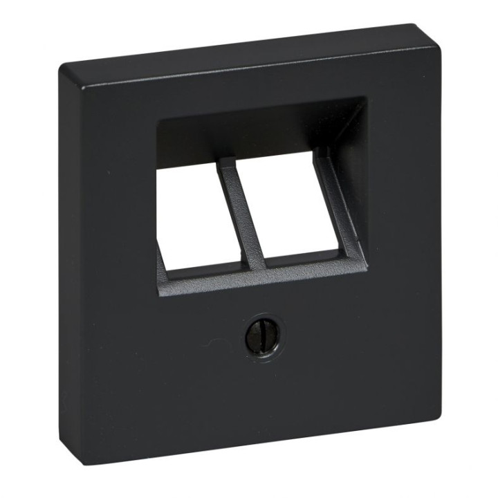 Накладка розетки Merten RJ45двопостовая антрацит · MERTEN · uk/nakladka-rozetki-merten-rj45dvopostovaya-antracit-mtn298014